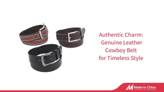Men Genuine Leather Belts Jeans Belts (40-19183)