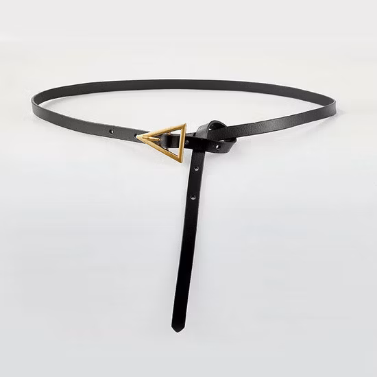 Ceintures en cuir avec boucle ardillon en alliage de mode, ceinture pour dames en cuir véritable