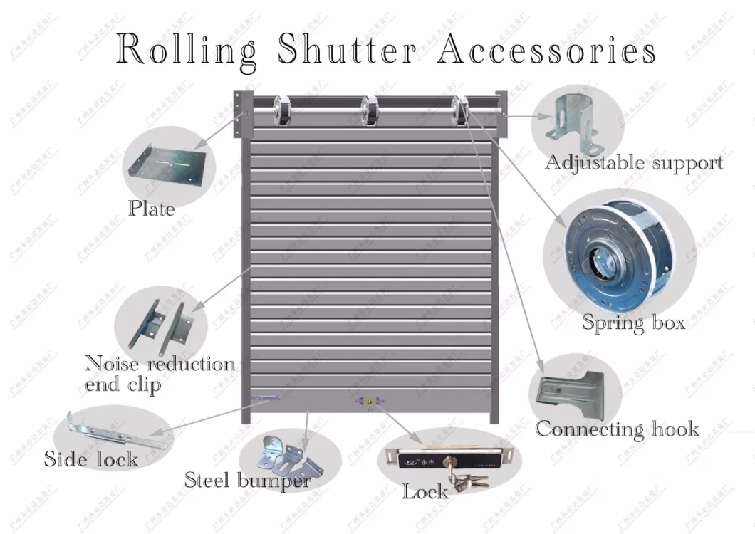 Metal Roller Shutter Door Accessories/Spring Box/Pulley