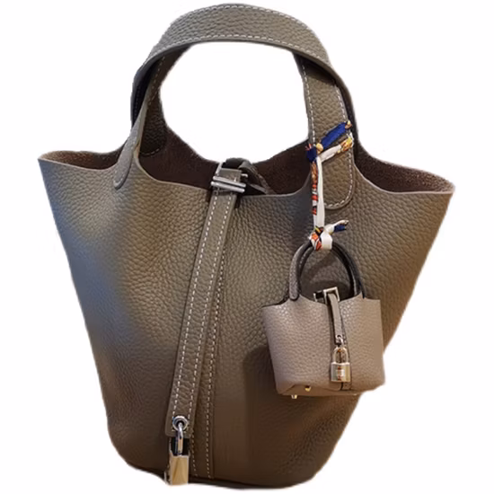 Ea116 Picotin Gros pour Marque De Mode Miroir Mignon Voiture Porte-clés Rouge À Lèvres Sacs Pendentif Designer De Luxe Rodéo En Cuir Sac Charme